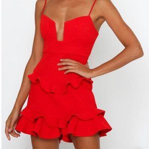 Red Hello Molly Out of the Dark Dress